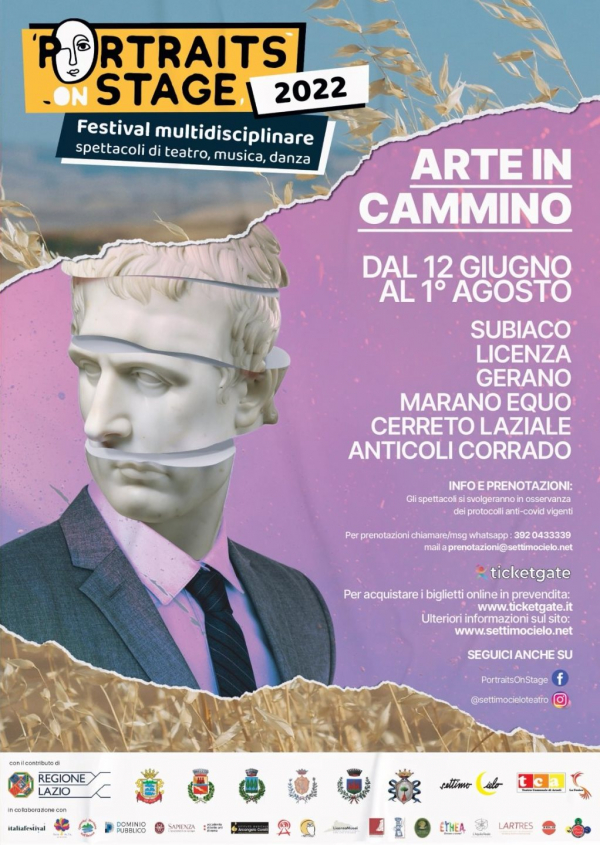 3° PORTRAITS ON STAGE - ARTE IN CAMMINO a LICENZA