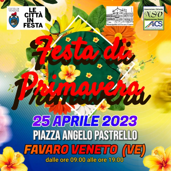 FESTA DI PRIMAVERA con IL MERCATINO by NSV