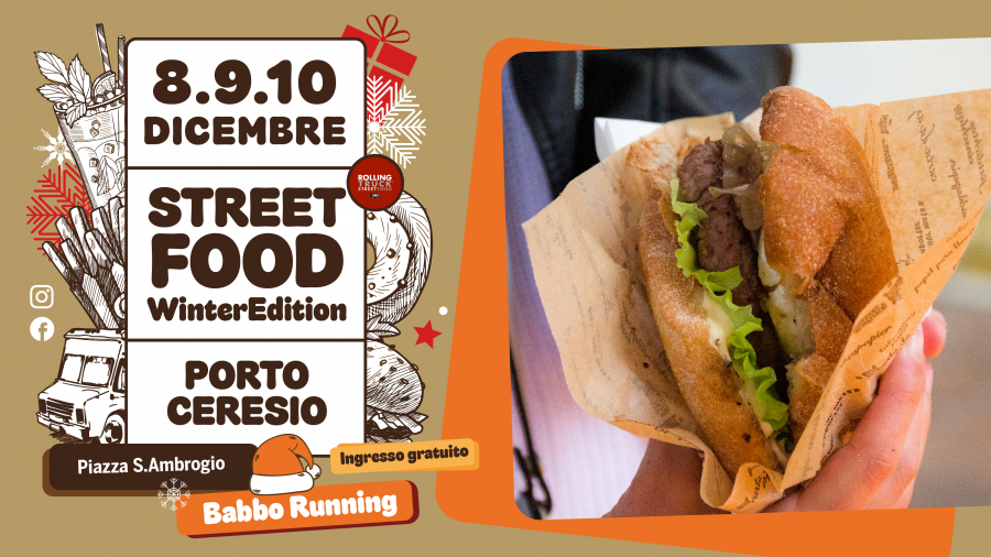 STREET FOOD WINTER EDITION con BABBO RUNNING 2022 a PORTO CERESIO 