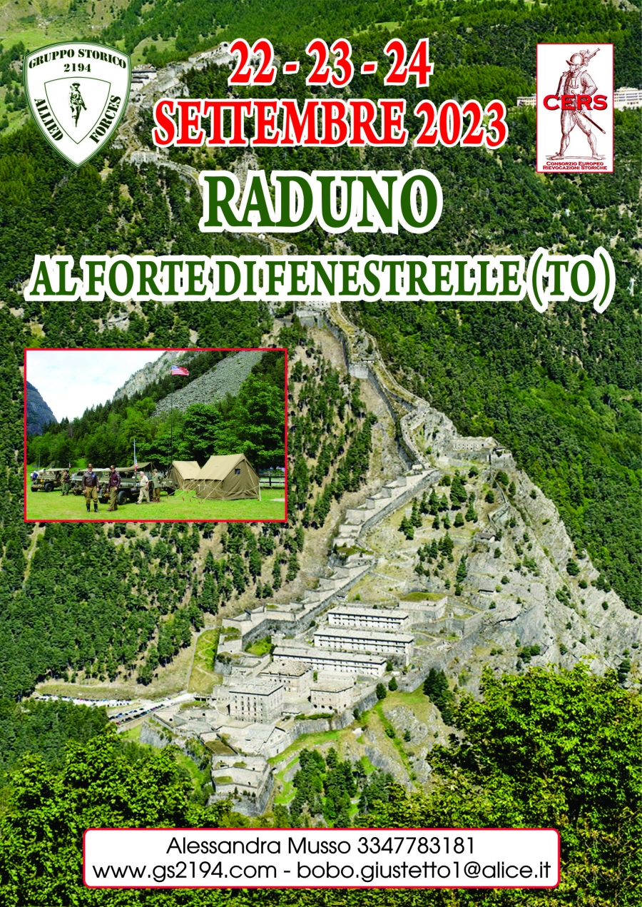 RADUNO STORICO AL FORTE di FENESTRELLE 2023