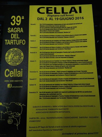 39° SAGRA DEL TARTUFO DI CELLAI