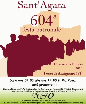 604° FESTA PATRONALE DI SANT'AGATA DI TEZZE