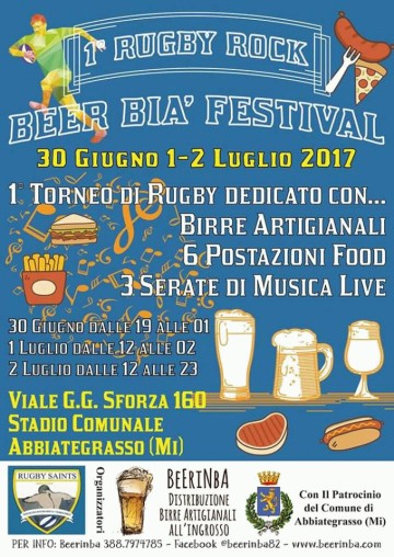 1° RUGBY ROCK - BEER BIA' FESTIVAL DI ABBIATEGRASSO
