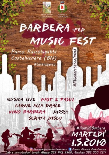 4° BARBERA MUSIC FEST DI CASTELVENERE