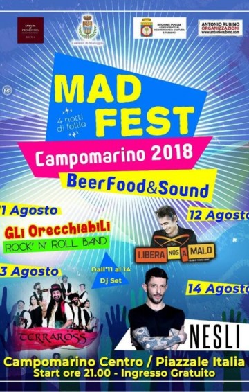 MAD FEST - CAMPOMARINO 2018