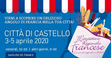 MERCATINO REGIONALE FRANCESE a CITTA' DI CASTELLO 2020