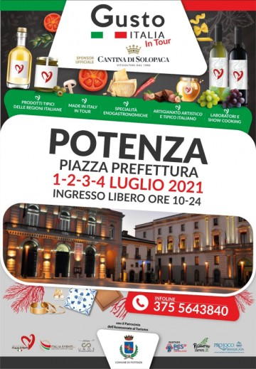 GUSTO ITALIA IN TOUR 2021 - POTENZA
