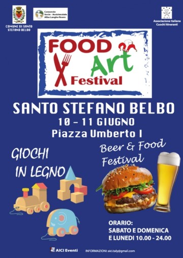 FOOD ART FESTIVAL a SANTO STEFANO BELBO 2023