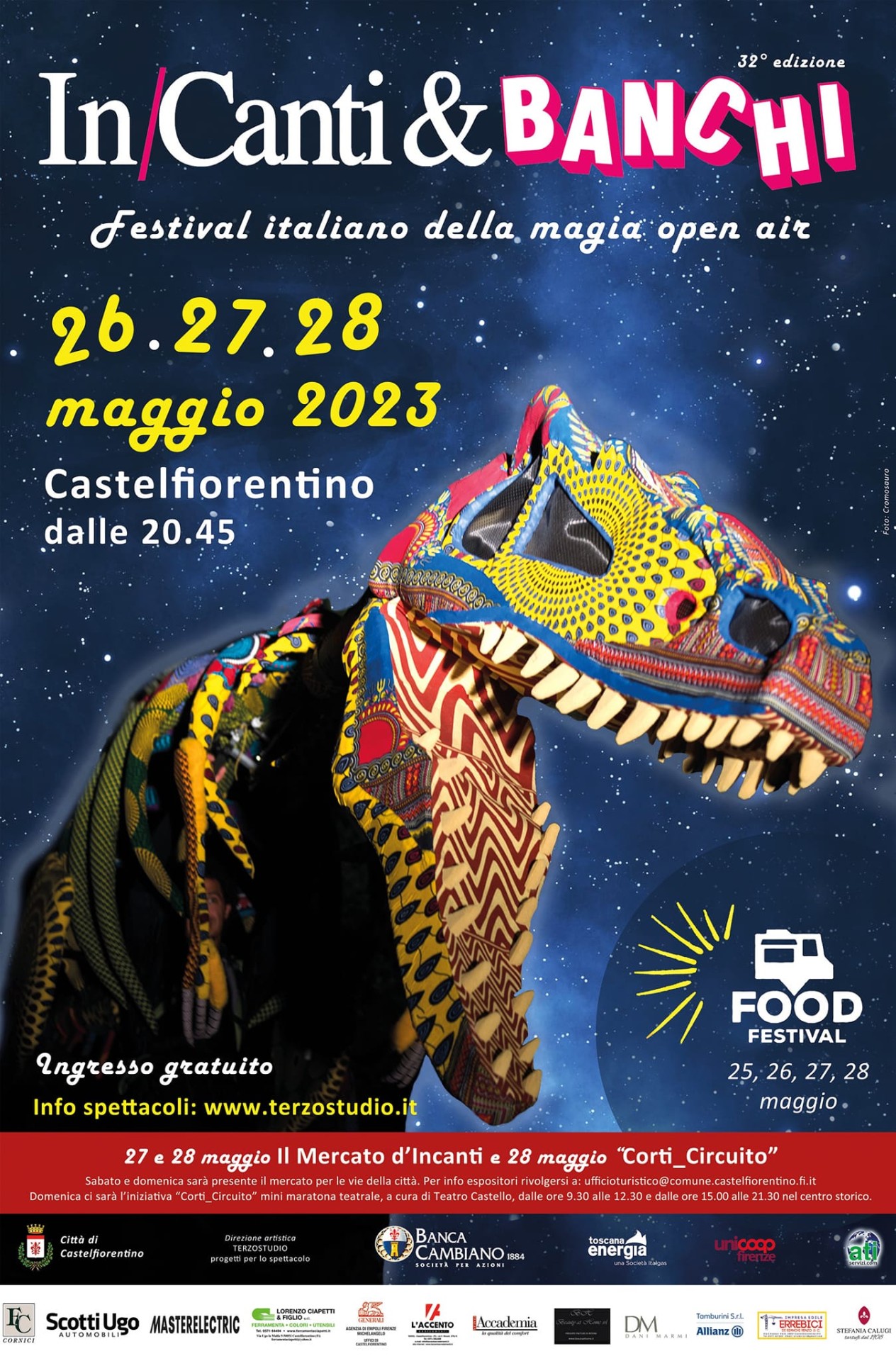 In/CANTI & BANCHI a CASTELFIORENTINO - Il Primo Festival Italiano di Magia Open Air