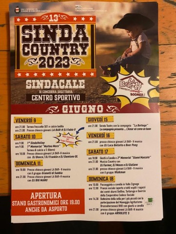 13° SINDACOUNTRY a SINDACALE