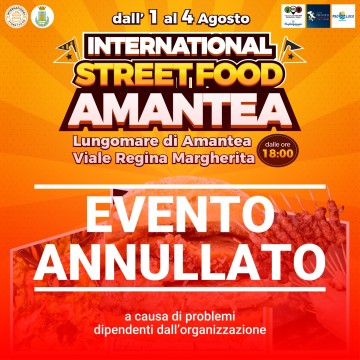 [EVENTO ANNULLATO] - INTERNATIONAL STREET FOOD AMANTEA 2023