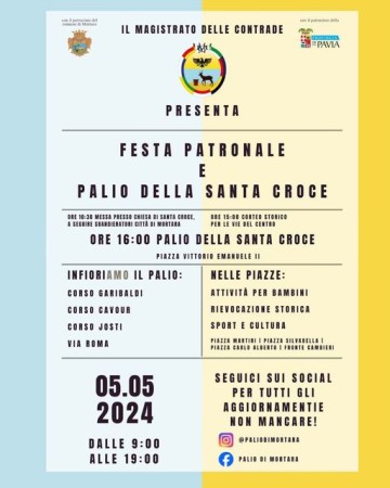 FESTA PATRONALE DI MORTARA - PALIO DELLA SANTA CROCE 2024