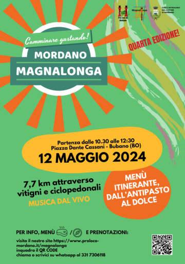 MORDANO MAGNALONGA - Camminare gustando 2024